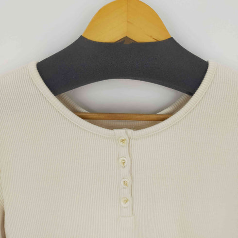 GIUNON long sleeve rib tops ロングスリーブリブトップス レディース  1