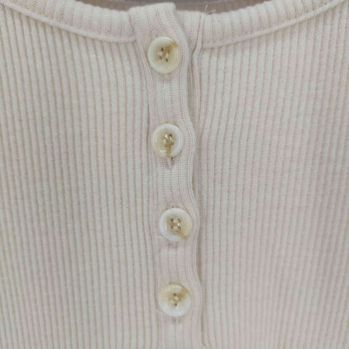 GIUNON long sleeve rib tops ロングスリーブリブトップス レディース  1