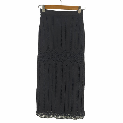 アメリ AMERI SUEDE EMBROIDERY LACE SKIRT レディース JPN:M