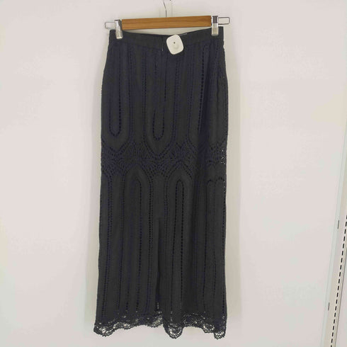 アメリ AMERI SUEDE EMBROIDERY LACE SKIRT レディース JPN:M