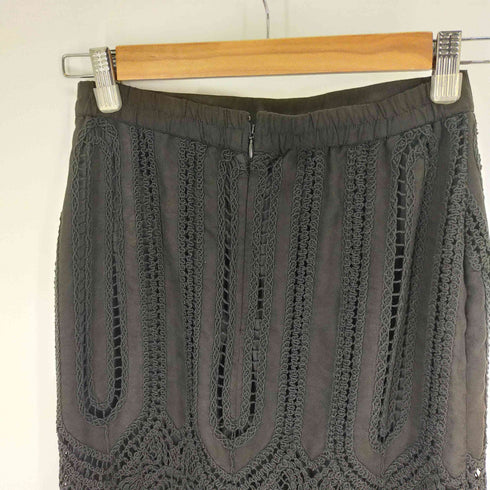 アメリ AMERI SUEDE EMBROIDERY LACE SKIRT レディース JPN:M