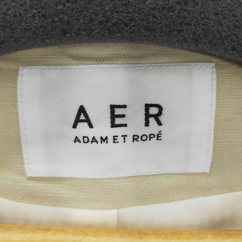 アダムエロペ Adam et Rope AER ノーカラーリネンジレ レディース FREE
