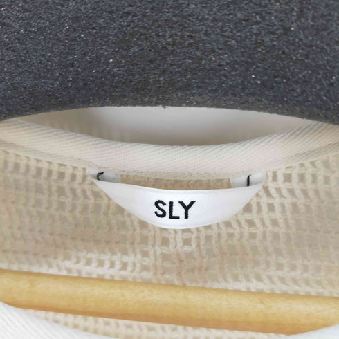 スライ SLY クロップド編み込みカットソー サマーニット レディース