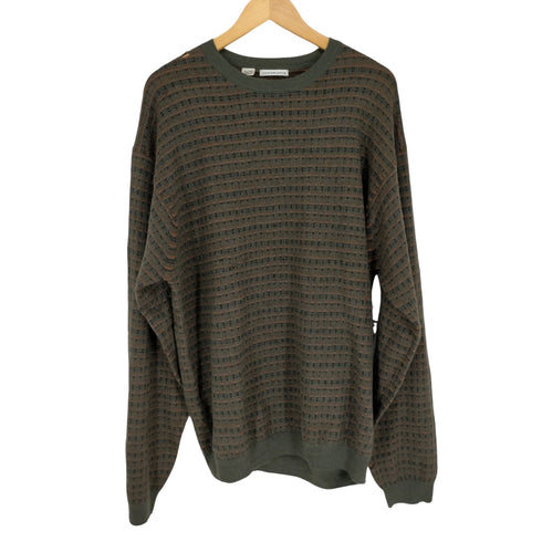 カッター&バック CUTTER&BUCK 総柄 メリノウールニット メンズ JPN:XL
