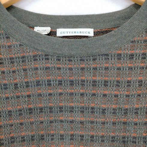 カッター&バック CUTTER&BUCK 総柄 メリノウールニット メンズ JPN:XL