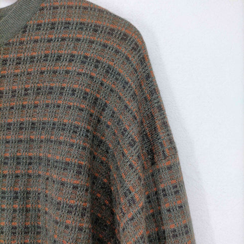 カッター&バック CUTTER&BUCK 総柄 メリノウールニット メンズ JPN:XL