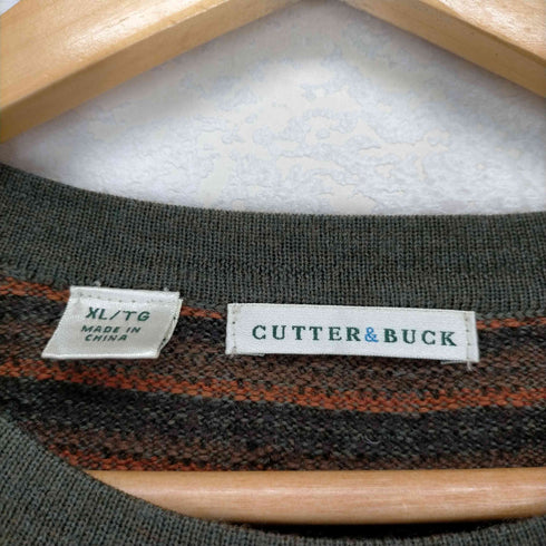 カッター&バック CUTTER&BUCK 総柄 メリノウールニット メンズ JPN:XL