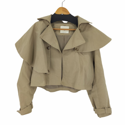 アマイル AMAIL Bulky coron trench トレンチコート クロップド レディース FREE