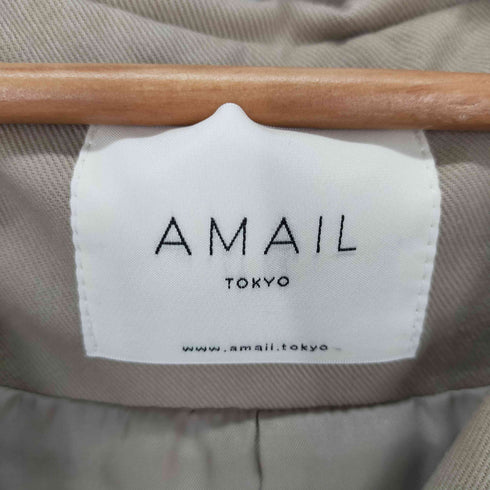 アマイル AMAIL Bulky coron trench トレンチコート クロップド レディース FREE