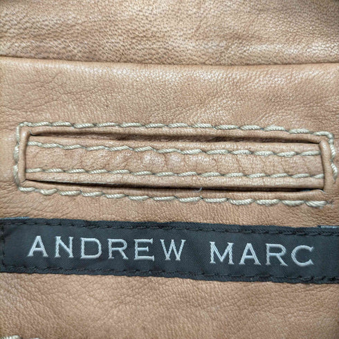 アンドリューマーク ANDREW MARC レザージップジャケット メンズ