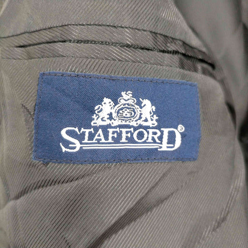 スタッフォード STAFFORD 千鳥格子柄 2Bジャケット メンズ