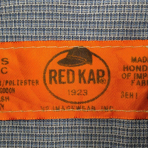 レッドキャップ RED KAP 90-00s 企業ロゴ ワークシャツ メンズ import:L