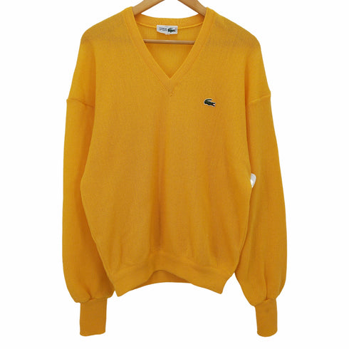 シュミーズ ラコステ CHEMISE LACOSTE ロゴパッチVネックウールニット メンズ JPN:4