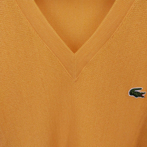 シュミーズ ラコステ CHEMISE LACOSTE ロゴパッチVネックウールニット メンズ JPN:4