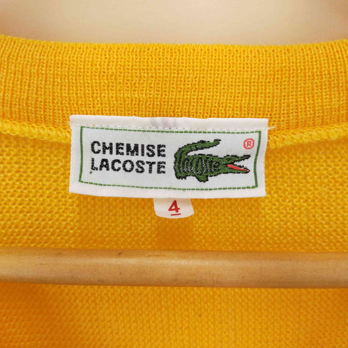シュミーズ ラコステ CHEMISE LACOSTE ロゴパッチVネックウールニット メンズ JPN:4