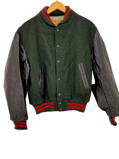 ゴールデンベアー Golden bear レザー切替 ウールスタジャン メンズ JPN:M