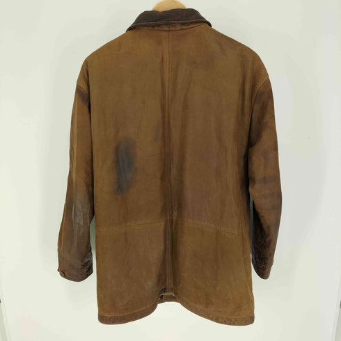 エルエルビーン L.L.Bean 90-00S 裏地千鳥格子 ハンティング レザージャケット メンズ