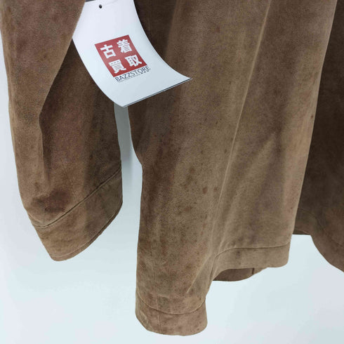 エディーバウアー Eddie Bauer SEATTLE SUEDE WASHABLE ジップアップ スウェード レザー ハーフ ジャケット メンズ import:S