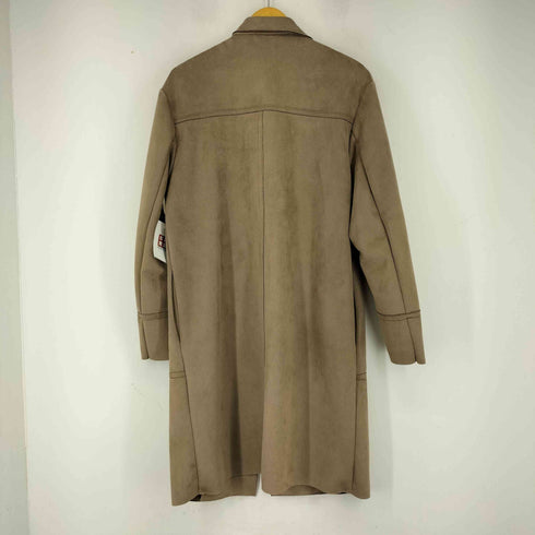 ザラ ZARA フェイクスウェードガウンコート メンズ import:M