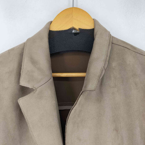 ザラ ZARA フェイクスウェードガウンコート メンズ import:M