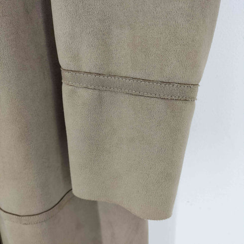 ザラ ZARA フェイクスウェードガウンコート メンズ import:M