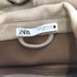 ザラ ZARA フェイクスウェードガウンコート メンズ import:M