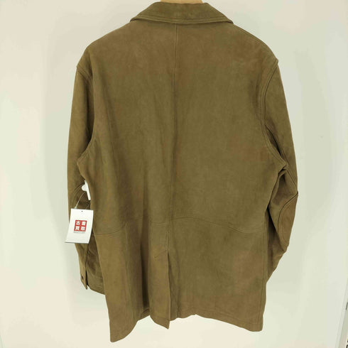 オービス ORVIS 裏地メッシュ 背抜き 2B レザー テーラードジャケット メンズ US:42
