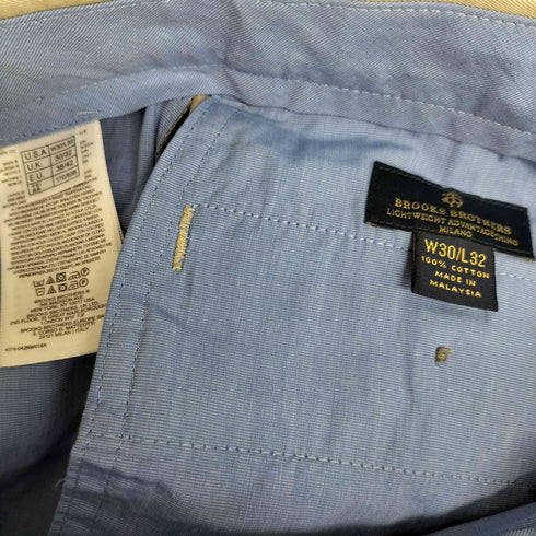 ブルックスブラザーズ BROOKS BROTHERS LIGHTWEIGHT ADVANTAGE CHINO ノータック チノ スラックス パンツ メンズ W30 L32