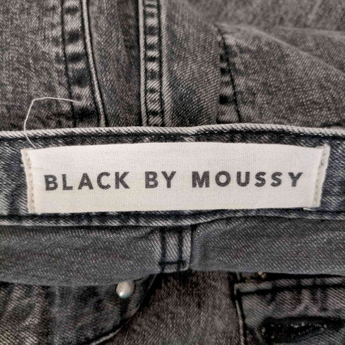 ブラックバイマウジー BLACK by moussy ウォッシュ加工 デーパードジーンズ レディース US:23