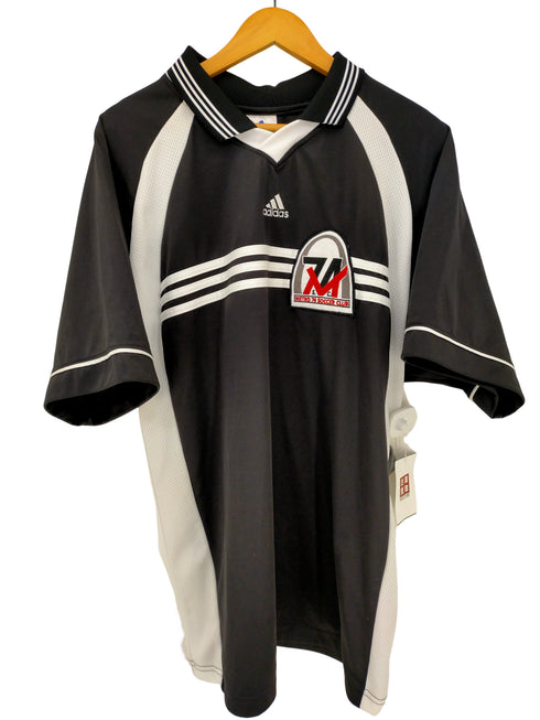 アディダス adidas 00S USA製 METORO 74 SOCCER CLUB ゲームシャツ ナンバリング メンズ import:L