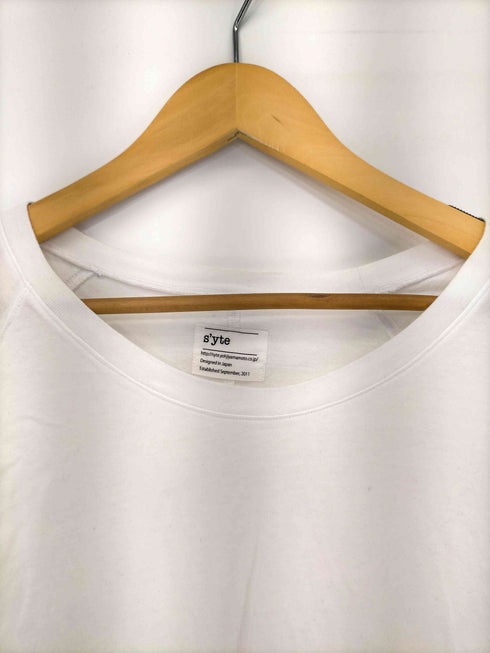 サイトバイヨウジヤマモト syte by Yohji Yamamoto クルーネック コットン カットソー メンズ JPN:M