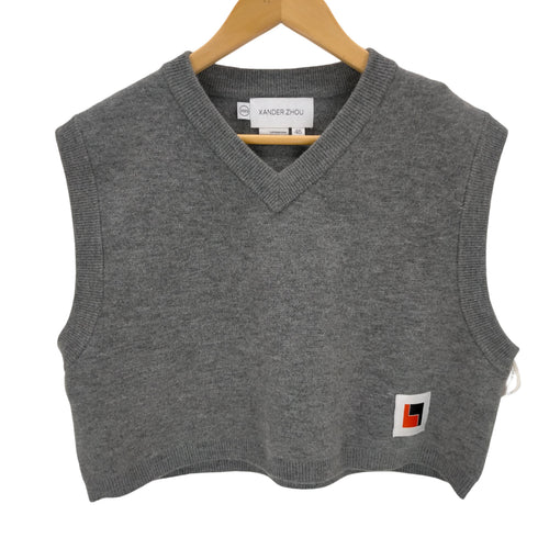 ザンダーゾウ XANDER ZHOU 23ss short knit vest メンズ 46