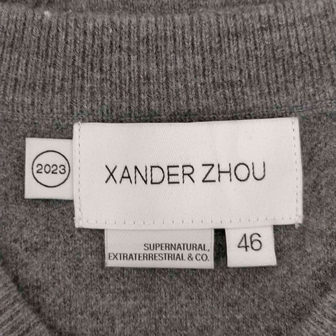ザンダーゾウ XANDER ZHOU 23ss short knit vest メンズ 46