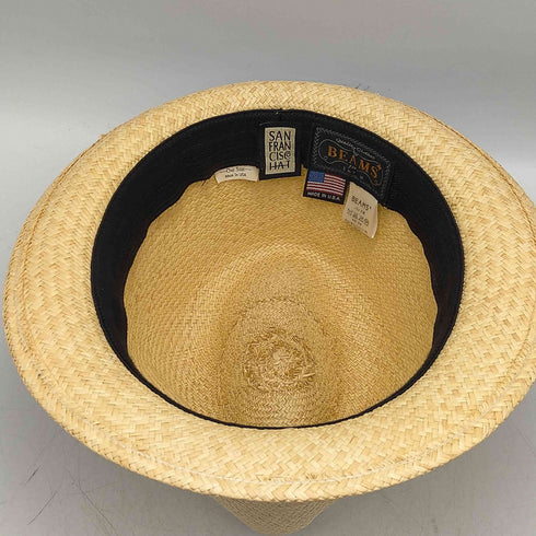 ビームスプラス BEAMS+ SANFRANCISCO HAT 別注 USA製 パナマ草 NATURAL RAY パナマハット メンズ