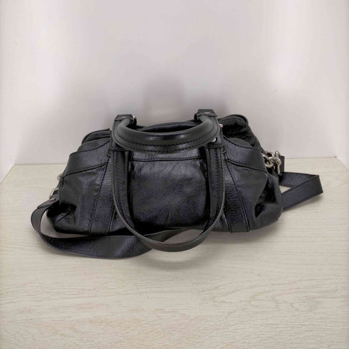 マークバイマークジェイコブス Marc by Marc Jacobs ロゴプレート 2WAYレザーハンドバッグ レディース