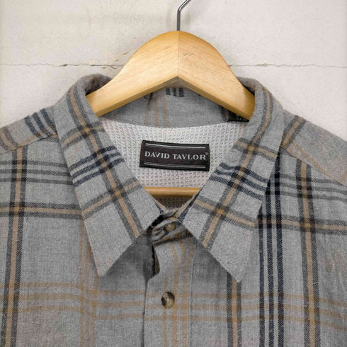 デヴィッドテイラー david taylor チェックネルシャツ メンズ 3XL
