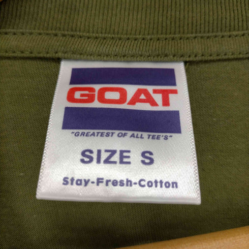 ゴート GOAT ADDICT ロゴプリントS/S TEE メンズ JPN:S