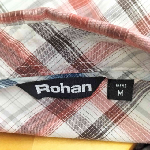 ROHAN S/S チェックシャツ メンズ import:M