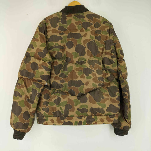 Trophy Club 80-90S カモ柄 リバーシブル中綿ジャケット 袖着脱可能 メンズ import:L