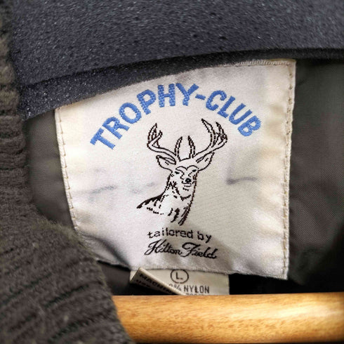 Trophy Club 80-90S カモ柄 リバーシブル中綿ジャケット 袖着脱可能 メンズ import:L