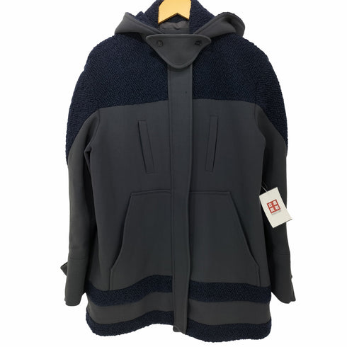 ラコステ LACOSTE ニット切替フーデットジャケット メンズ 38