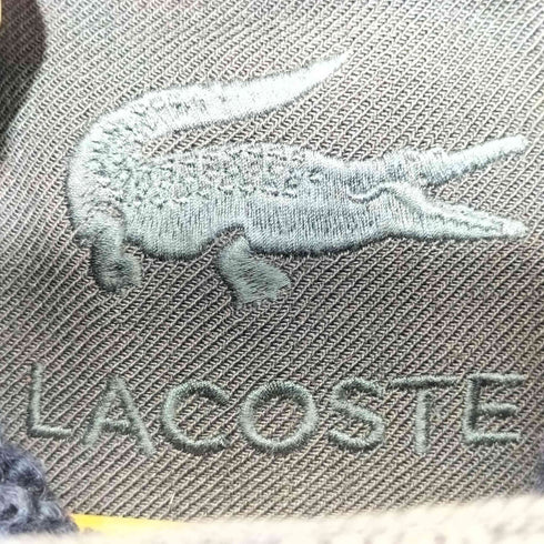 ラコステ LACOSTE ニット切替フーデットジャケット メンズ 38