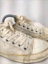 エムエムシックス メゾンマルジェラ MM6 Maison Margiela 切りっぱなし加工 キャンパススニーカー レディース