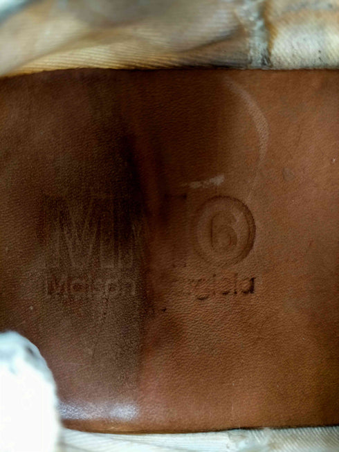 エムエムシックス メゾンマルジェラ MM6 Maison Margiela 切りっぱなし加工 キャンパススニーカー レディース