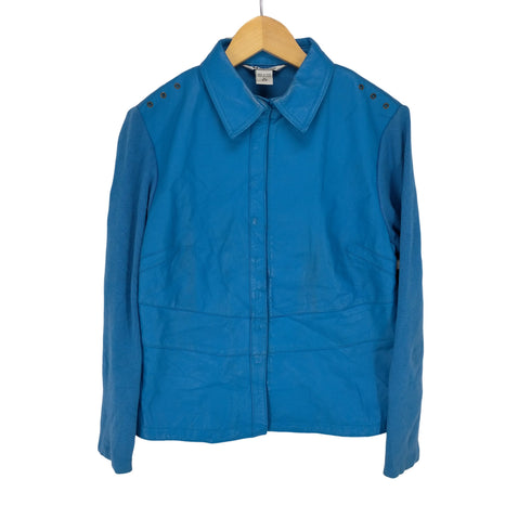 NYGARD レザー切替スナップボタンジャケット レディース JPN:M