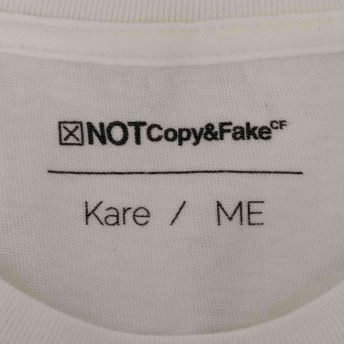 NOT Copy&Fake アートプリントTシャツ メンズ JPN:M