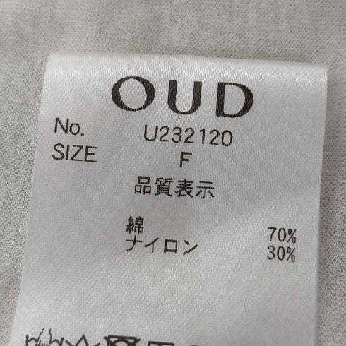 OUD シアーラグランスリーブTシャツ レディース FREE