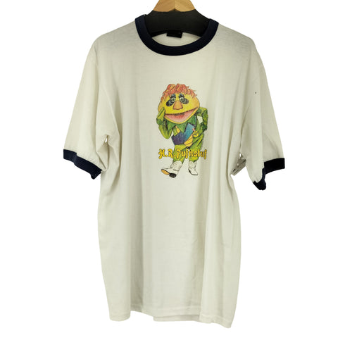チェンジズ CHANGES 90-00S MADE IN USA キャラクタープリント リンガーTシャツ メンズ JPN:XL
