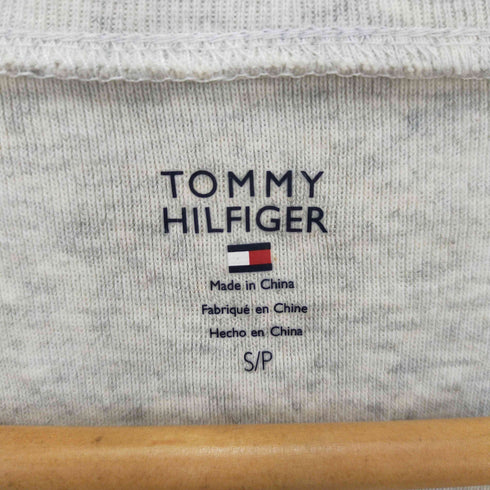 トミーヒルフィガー TOMMY HILFIGER ロゴ刺繍 VネックショートスリーブTシャツ レディース