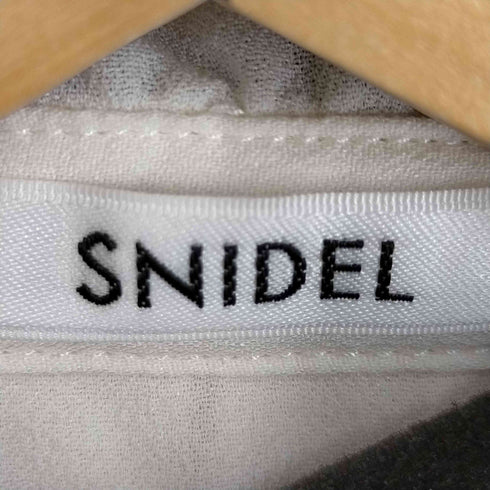 スナイデル snidel ボウタイノースリフリルブラウス レディース ONE SIZE